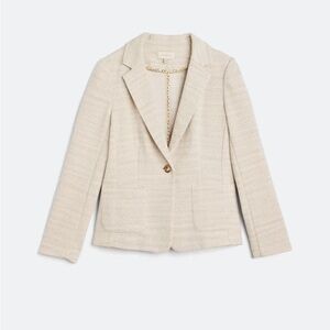 Skies Are Blue Cream Blazer